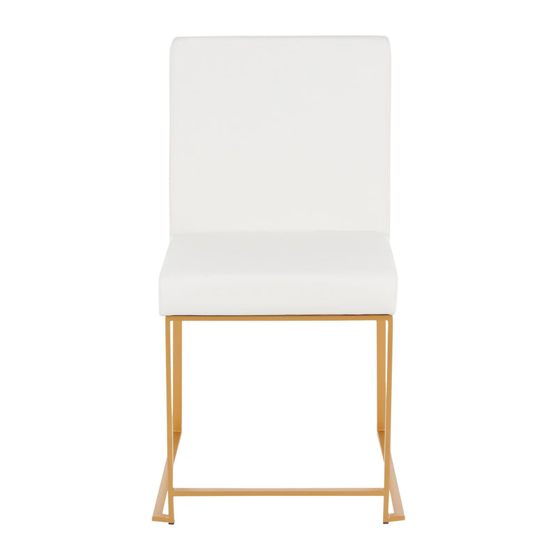 High Back Fuji Dining Chair - Set Of 2