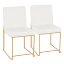 High Back Fuji Dining Chair - Set Of 2