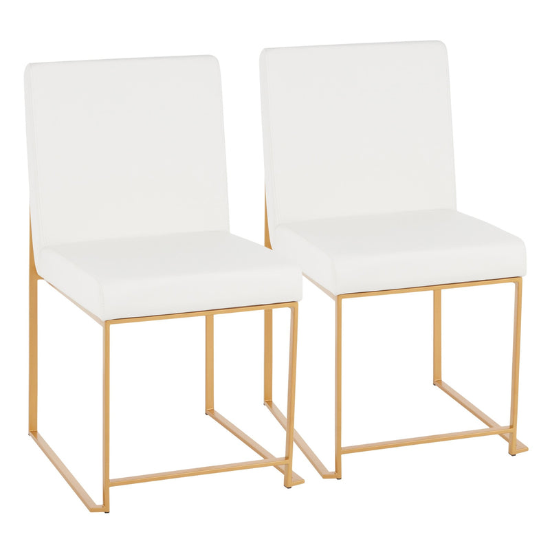 High Back Fuji Dining Chair - Set Of 2