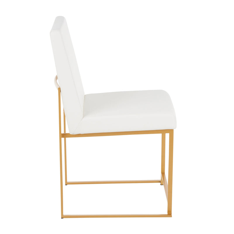 High Back Fuji Dining Chair - Set Of 2