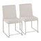 High Back Fuji Dining Chair - Set Of 2