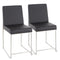 High Back Fuji Dining Chair - Set Of 2