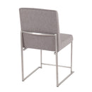High Back Fuji Dining Chair - Set Of 2