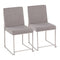 High Back Fuji Dining Chair - Set Of 2