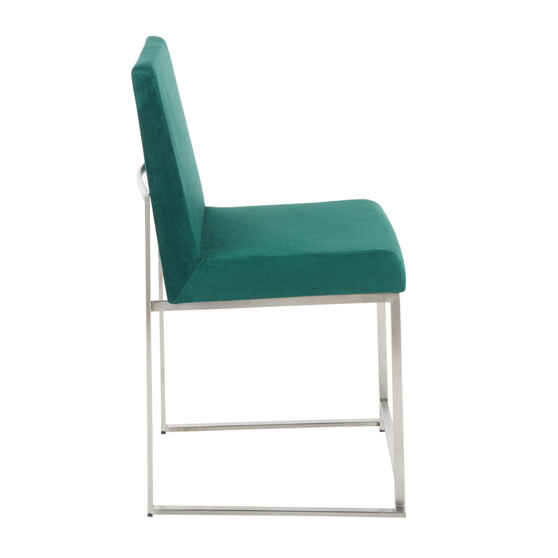 High Back Fuji Dining Chair - Set Of 2