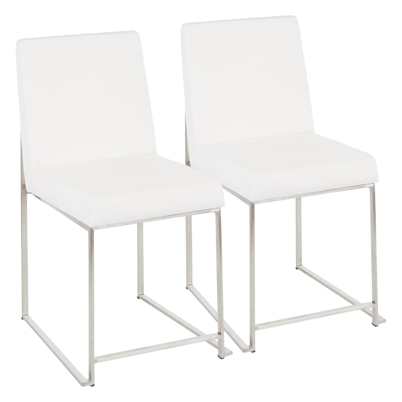 High Back Fuji Dining Chair - Set Of 2