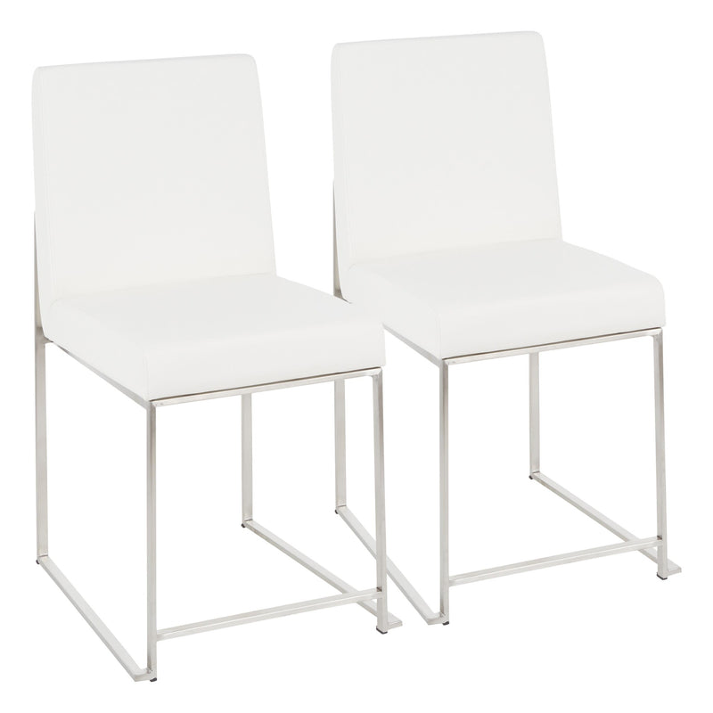 High Back Fuji Dining Chair - Set Of 2