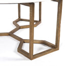 Naomi Coffee Table-Raw Brass