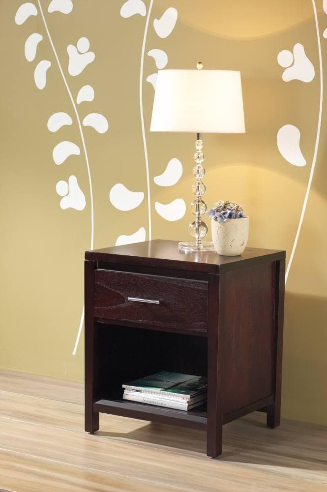 Nevis Nightstand with charging station