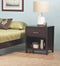 Nevis One Drawer Nightstand in Espresso