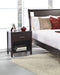 Nevis One Drawer Nightstand in Espresso