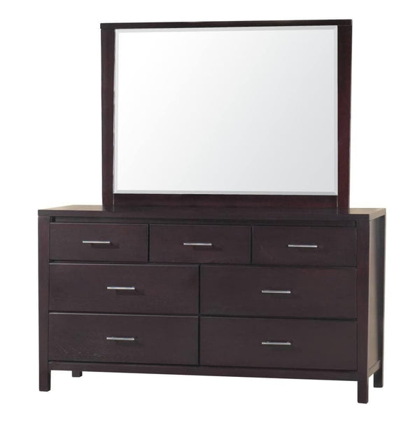 Nevis Seven Drawer Dresser in Espresso