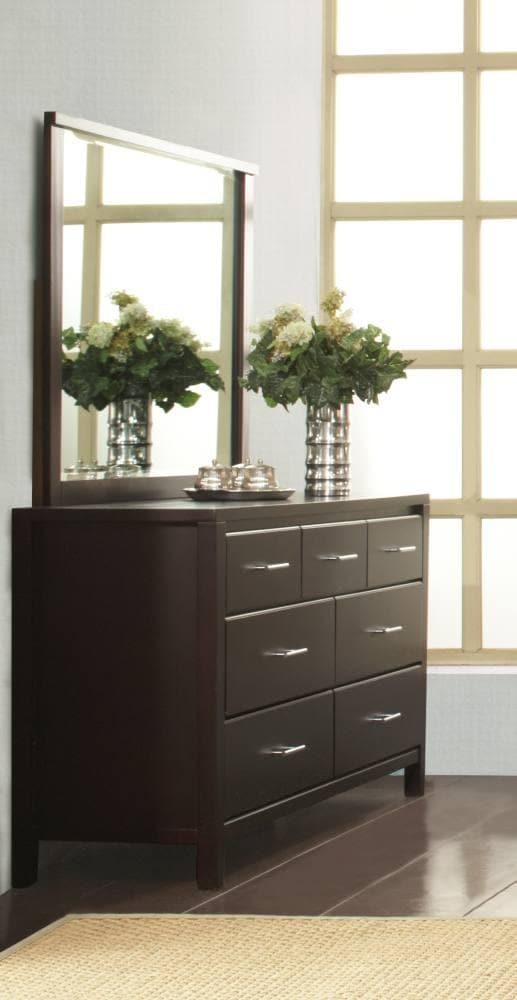 Nevis Landscape Mirror In Espresso