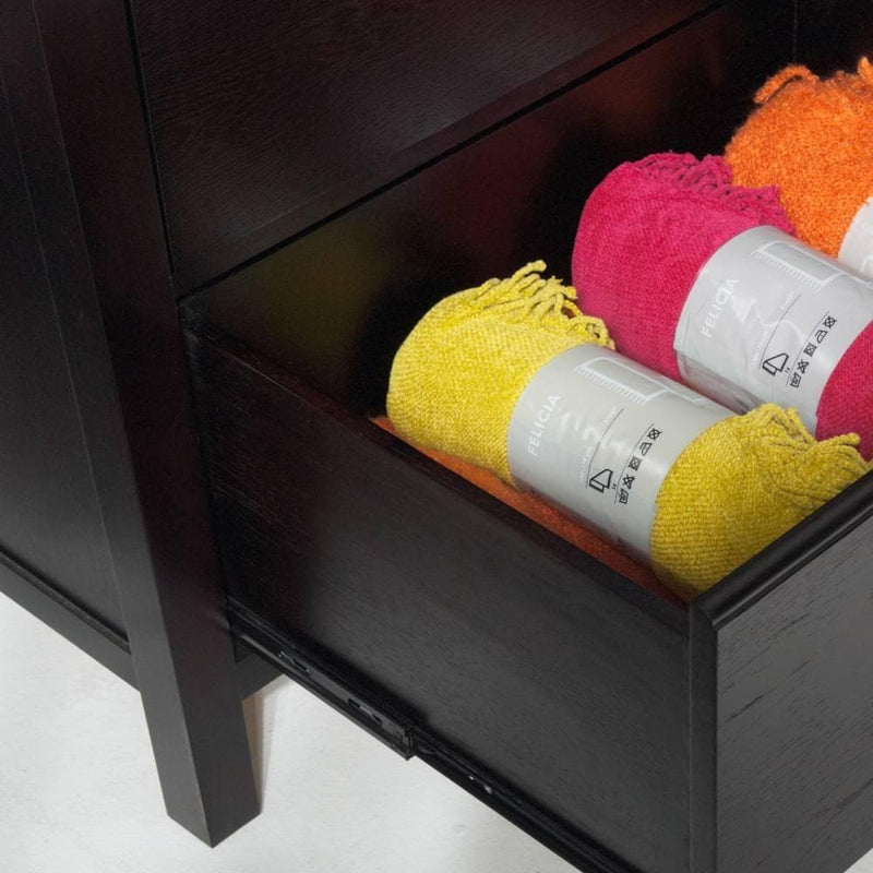Nevis Five Drawer Chest in Espresso