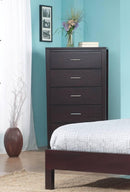 Nevis Five Drawer Chest in Espresso