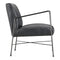 Dagwood Leather Arm Chair Black