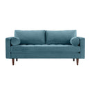 Cave Velvet Loveseat