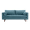 Cave Velvet Loveseat