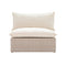 Cali Natural Wicker Outdoor Armless Chair