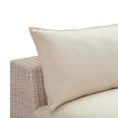 Cali Natural Wicker Outdoor Armless Chair
