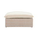 Cali Natural Wicker Outdoor Ottoman