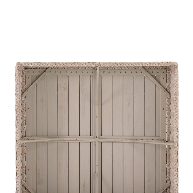Cali Natural Wicker Outdoor Ottoman