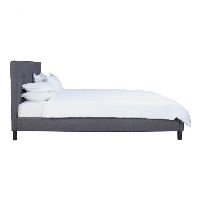 Eliza Queen Bed Light Fabric