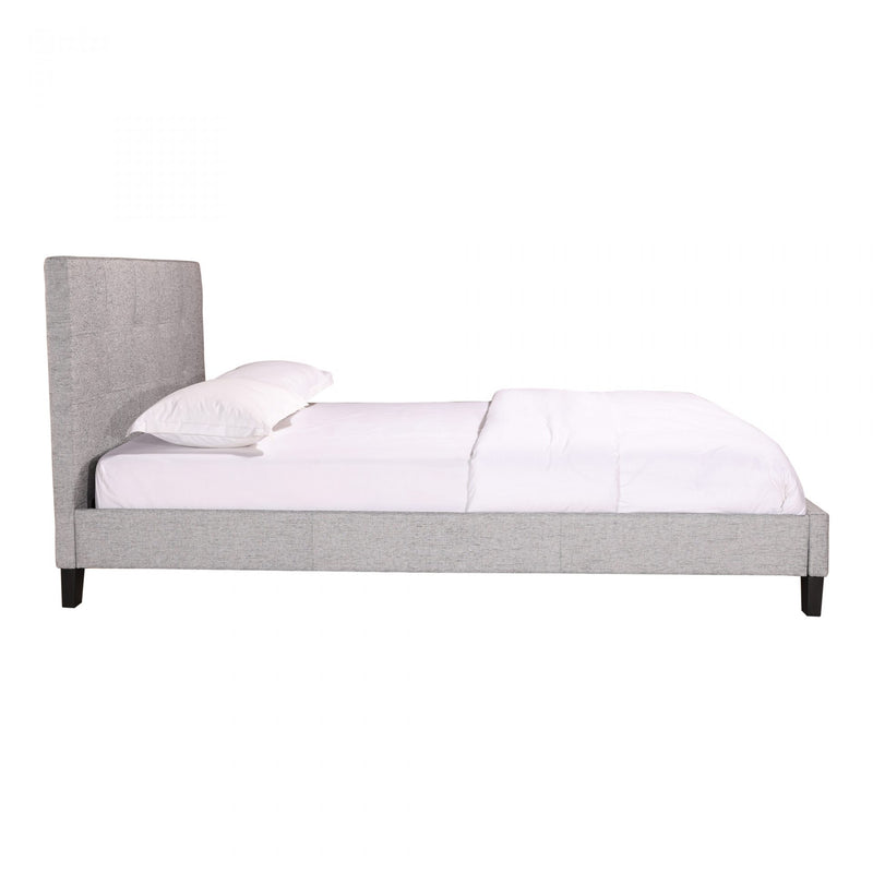 Eliza Queen Bed Light Fabric