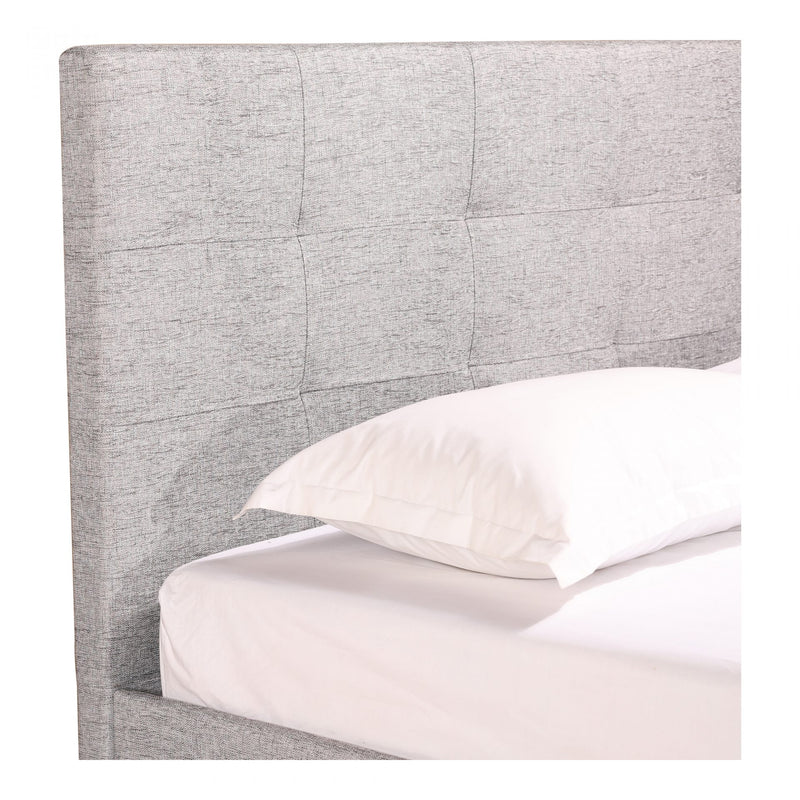 Eliza Queen Bed Light Fabric