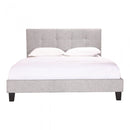 Eliza Queen Bed Light Fabric