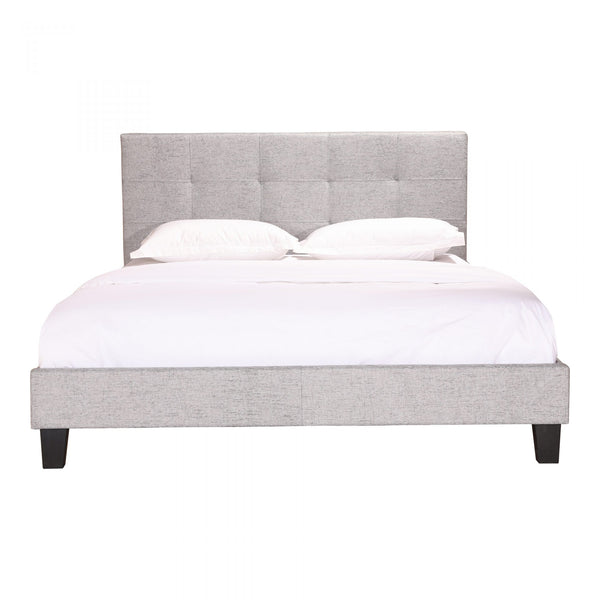 Eliza Queen Bed Light Fabric