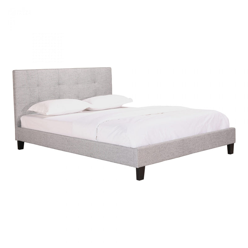 Eliza Queen Bed Light Fabric