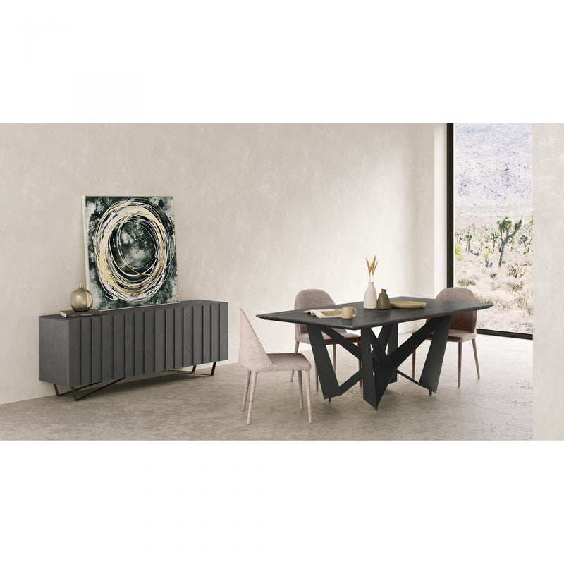 Brolio Dining Table Charcoal