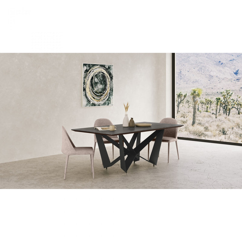 Brolio Dining Table Charcoal