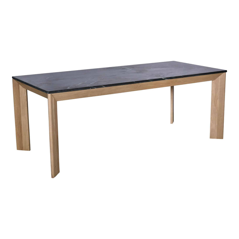 Angle Marble Large Rectangular Dining Table
