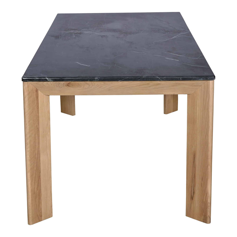 Angle Marble Large Rectangular Dining Table