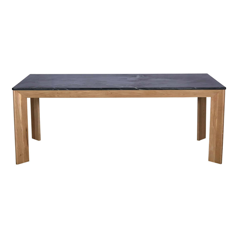 Angle Marble Large Rectangular Dining Table