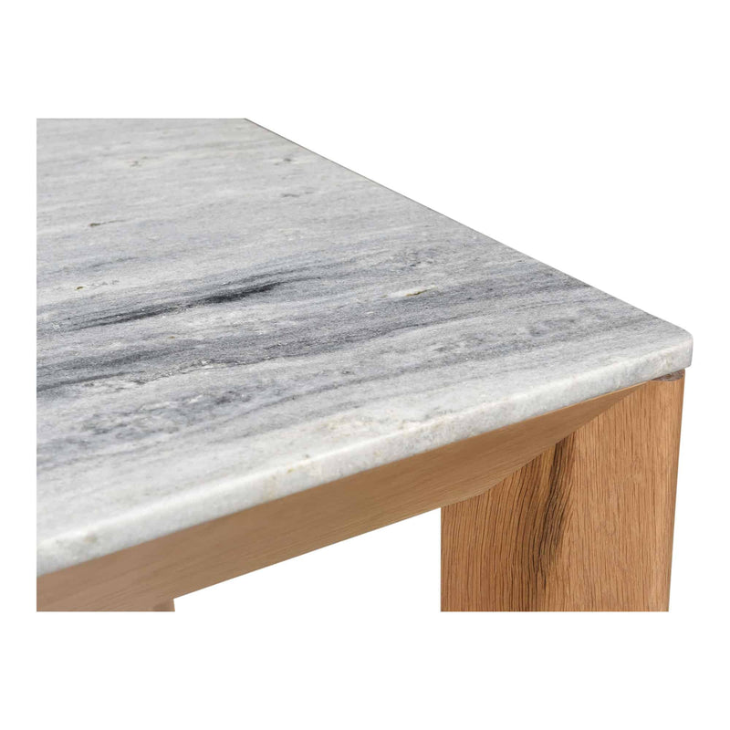 Angle Marble Large Rectangular Dining Table