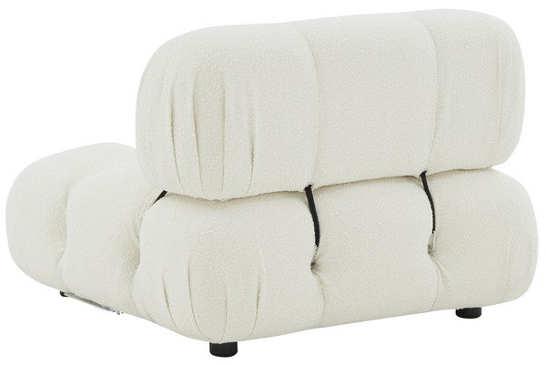 Mario Bellini Inspired Boucle Tufted Accent Chair