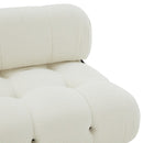 Mario Bellini Inspired Boucle Tufted Accent Chair