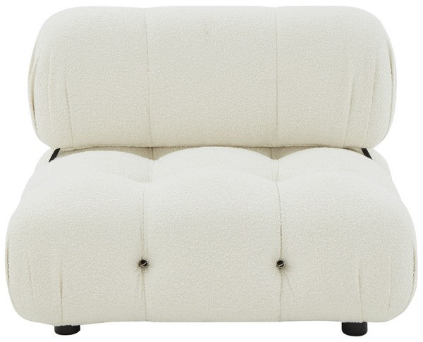 Mario Bellini Inspired Boucle Tufted Accent Chair