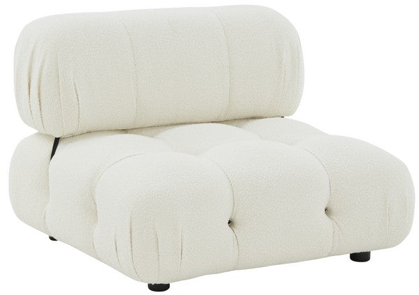 Mario Bellini Inspired Boucle Tufted Accent Chair