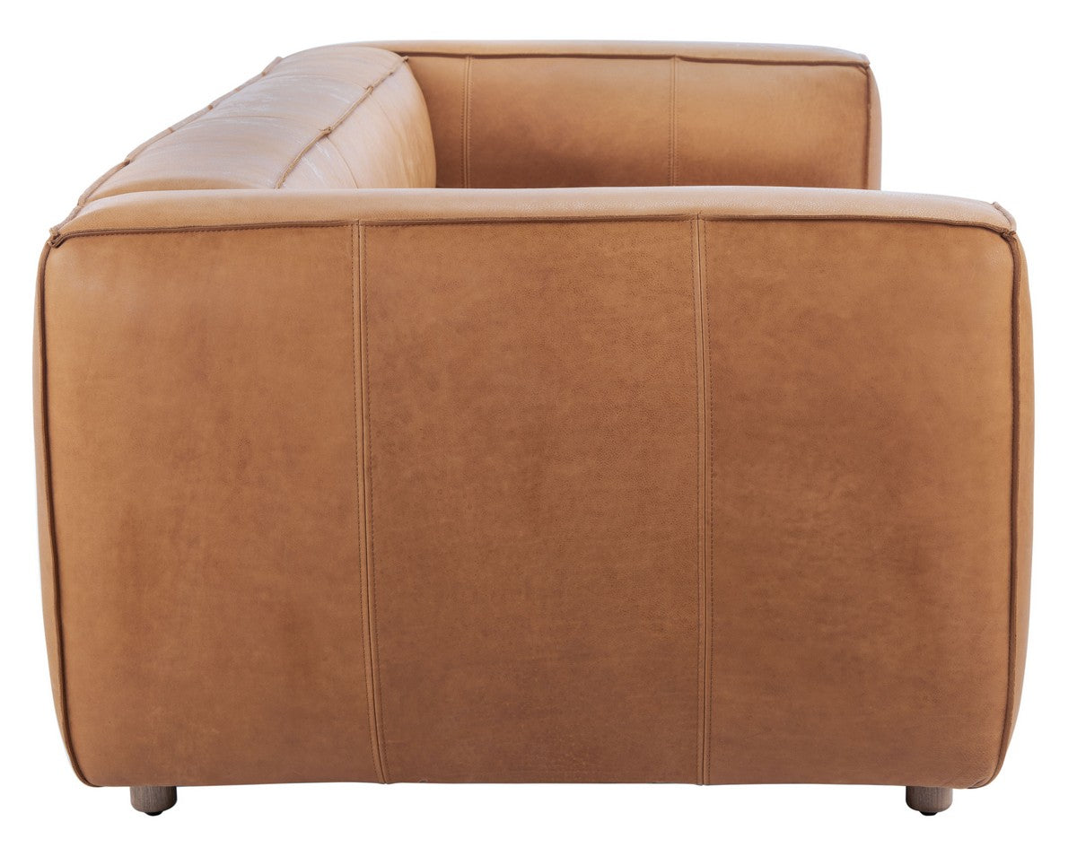 Grover Leather Sofa by Hollywood Glam