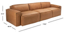 Elessia 3 Seater Leather Sofa