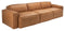 Elessia 3 Seater Leather Sofa