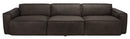 Elessia 3 Seater Leather Sofa