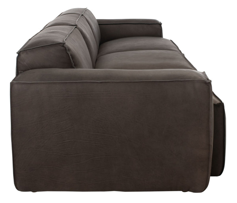 Elessia 3 Seater Leather Sofa