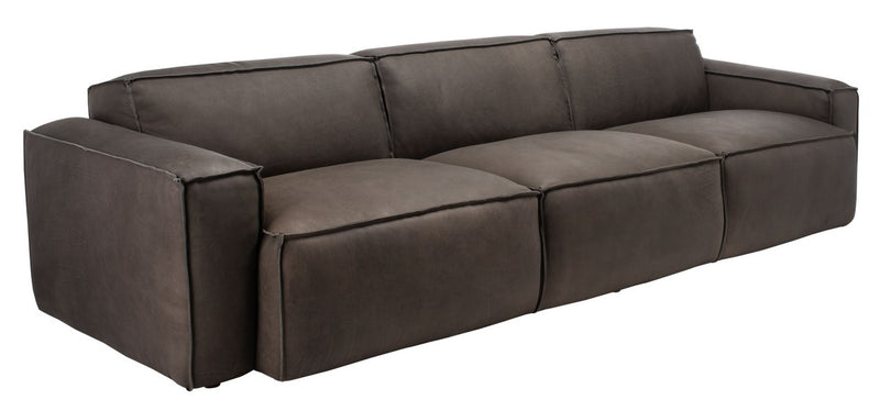 Elessia 3 Seater Leather Sofa