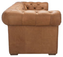 Andres Leather Chesterfield Sofa