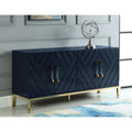 Harper Lacquer Buffet with Gold Legs